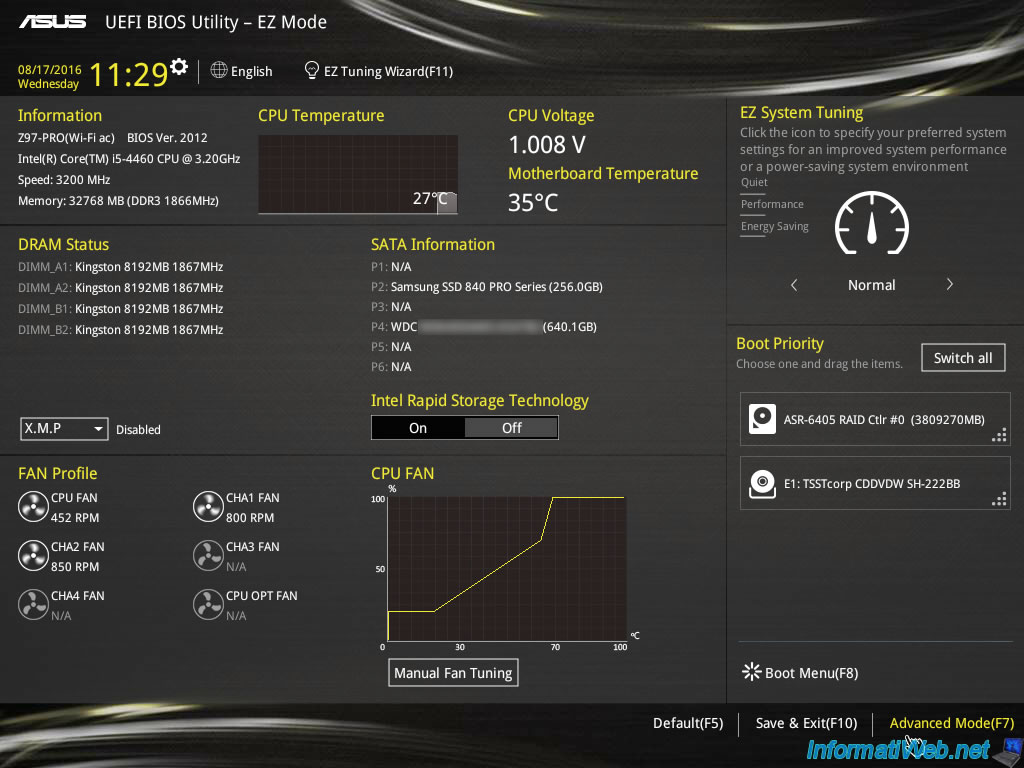 Как настроить bios на amd